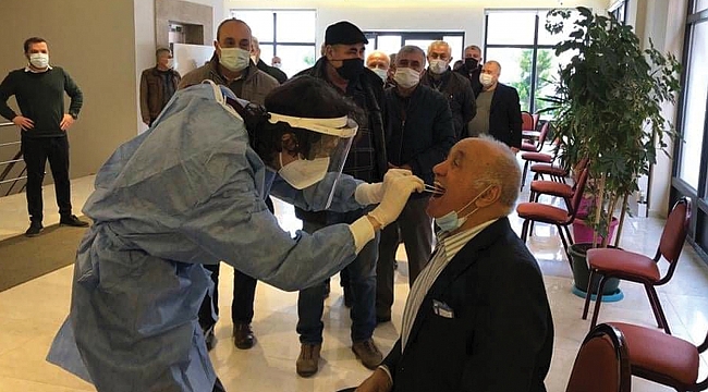 Bafra’da şoförler test oldu