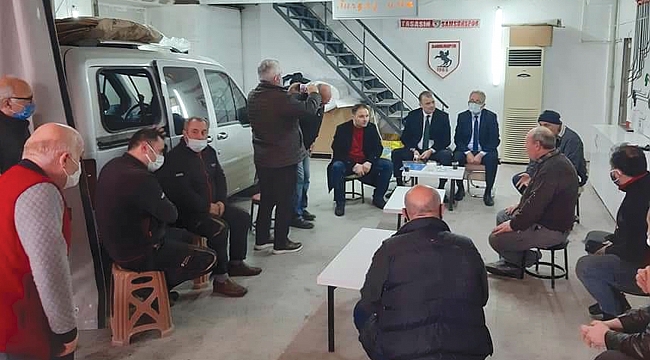 CHP’den Gülsan esnafına ziyaret