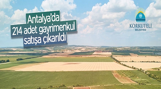 İHALE İLANI KORKUTELİ BELEDİYE BAŞKANLIĞINDAN Taşınmaz Satış İlanı