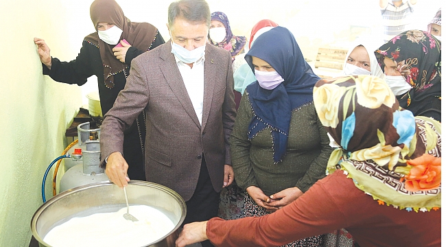 Kırsal mahallelerde üretimi artırıyorlar