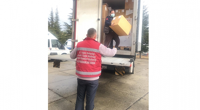 Korona virüs aşıları Samsun'a ulaştı