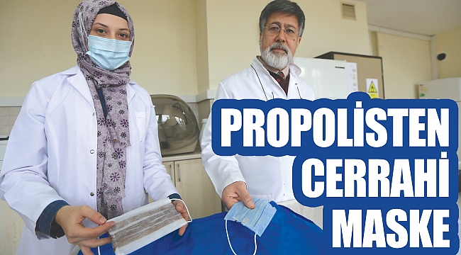 Propolisten cerrahi maske