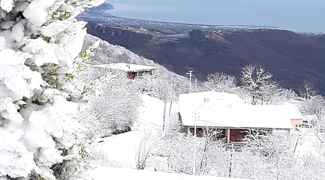 Samsun beyaza büründü