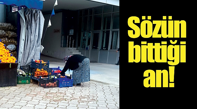 Sözün bittiği an!