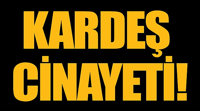 KARDEŞ CİNAYETİ!