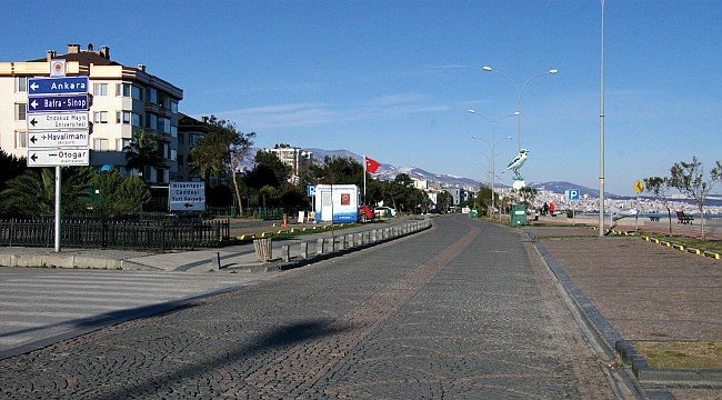 Samsun’da sokağa çıkma kısıtlamasına uyuluyor