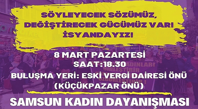 Kadınlar şiddete karşı yürüyecek