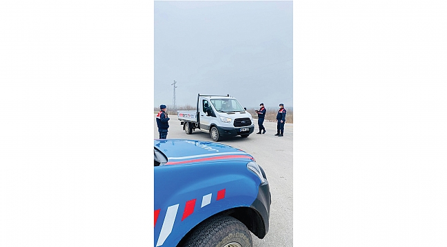 Ladik’te jandarma ekipleri devriyede