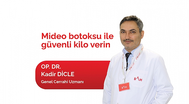 Mide botoksu ile bir saat sonra taburcu