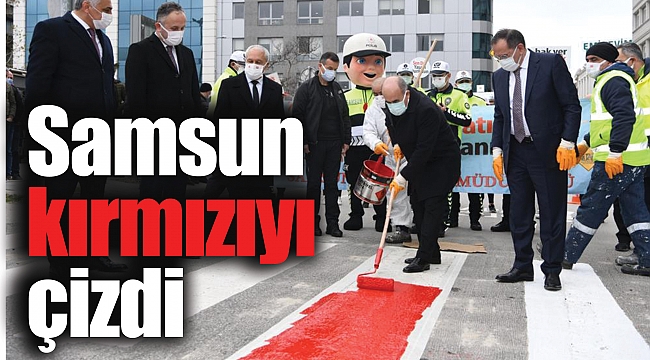Samsun kırmızıyı çizdi
