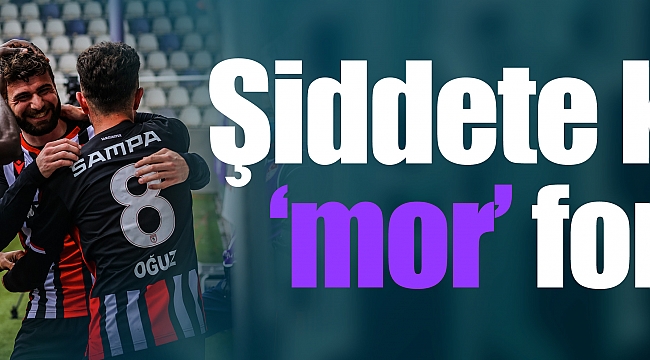 Şiddete karşı ‘mor’ forma