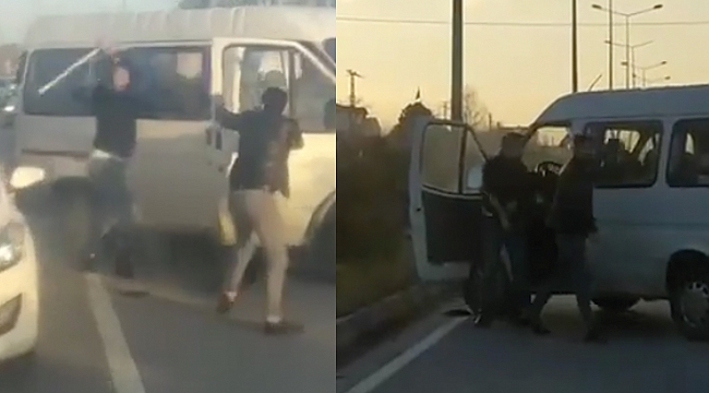 Sopalı maganda dehşeti!