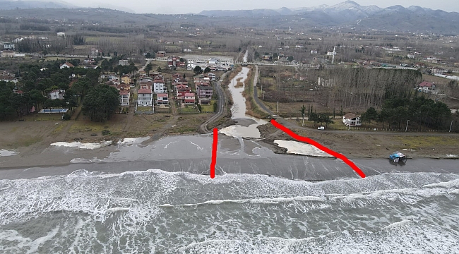 Terme'de tarım arazileri taşkınlardan korunuyor