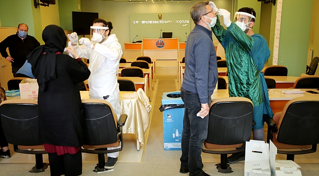 Atakum Belediyesi’nde tüm personele PCR testi