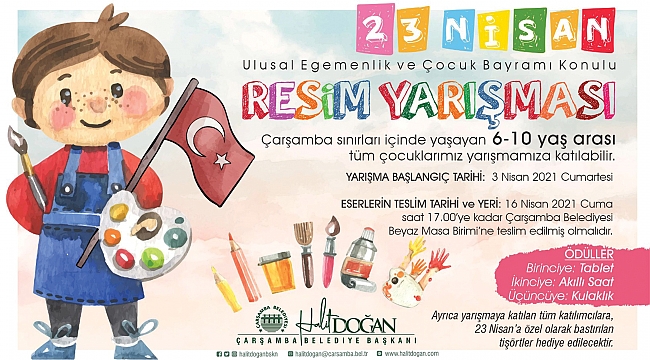 Çarşamba’da resim yarışması