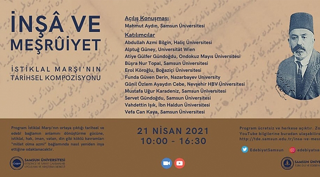 İstiklal Marşı SAMÜ'de konuşulacak