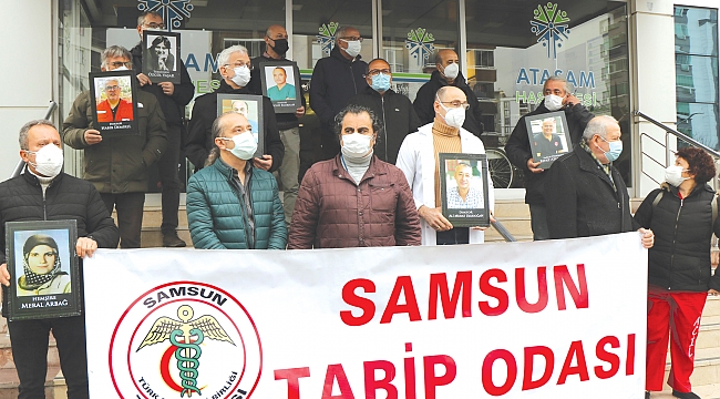 Koronadan ölen sağlık çalışanları anıldı