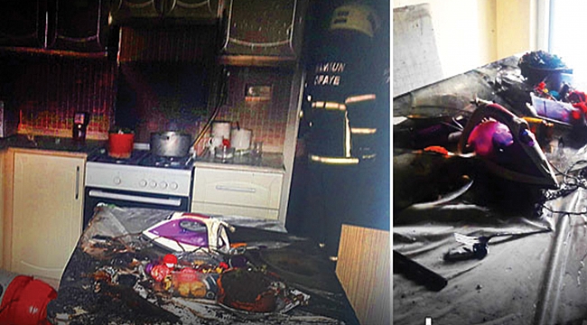 Önce evini yaktı sonra itfaiyeyi aradı