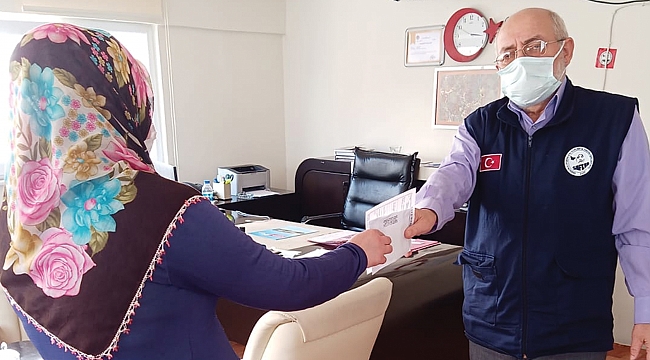 100 aileye nakdi ve gıda desteği