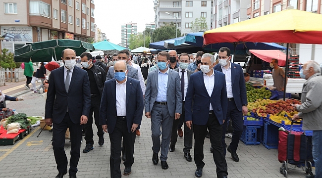 Atakum’da 12 pazar yeri eşzamanlı açıldı