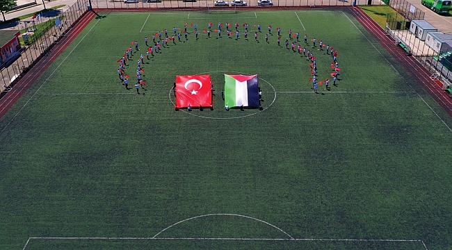 Çarşambalı gençlerden Filistin'e destek