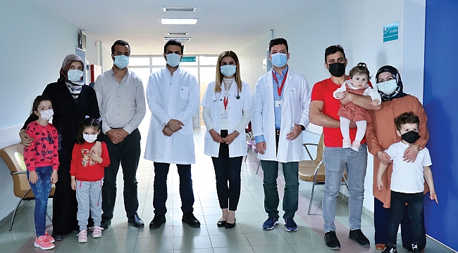 Kalbi delik iki çocuk sağlıklarına kavuştu