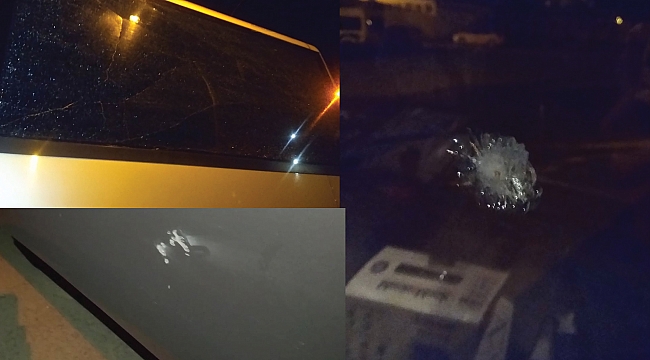 Samsunspor otobüsüne taşlı saldırı!