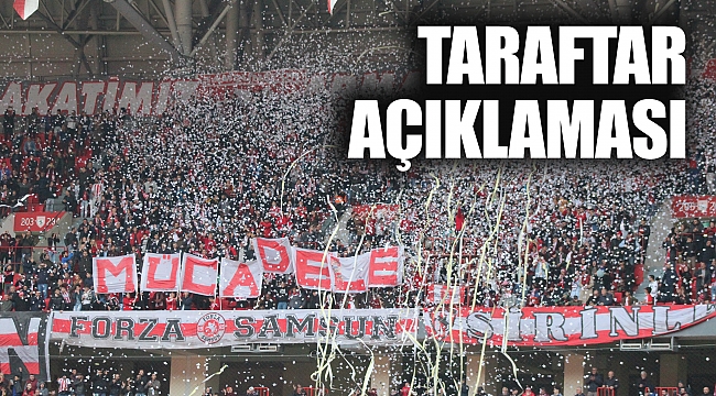 Taraftar açıklaması