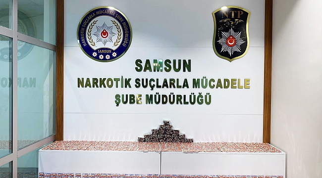 7 bin 756 sentetik ecza ele geçirildi