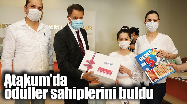 Atakum’da ödüller sahiplerini buldu 