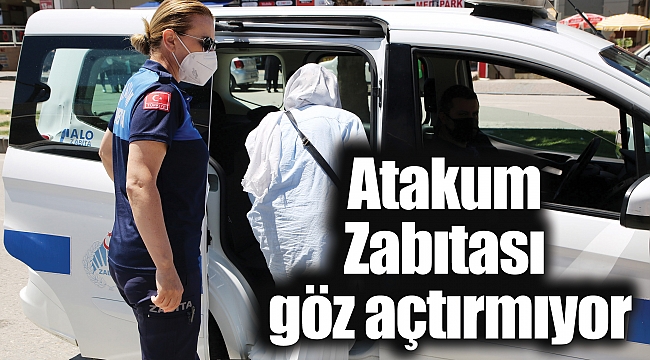 Atakum Zabıtası göz açtırmıyor