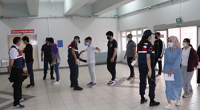 Havza'da YKS'de 1675 aday girdi