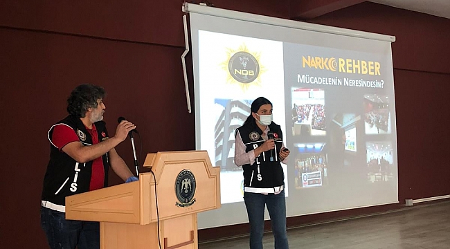 Narkotik’ten uyuşturucuya karşı eğitim
