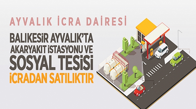 T.C. AYVALIK İCRA DAİRESİ 2017/437 TLMT. TAŞINMAZIN AÇIK ARTIRMA İLANI