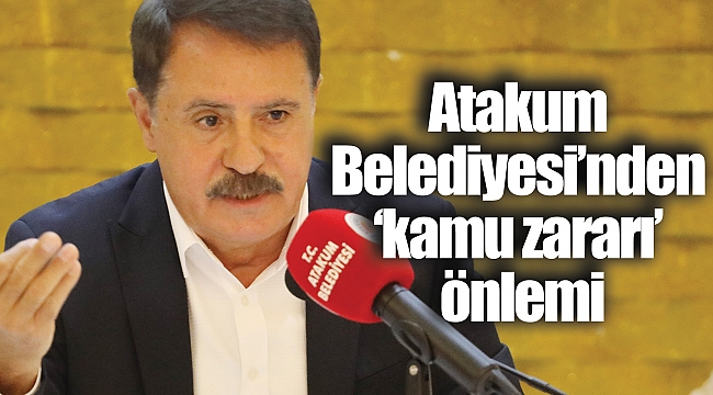 Atakum Belediyesi’nden ‘kamu zararı’ önlemi