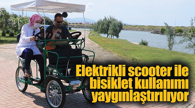 Elektrikli scooter ile bisiklet kullanımı yaygınlaştırılıyor