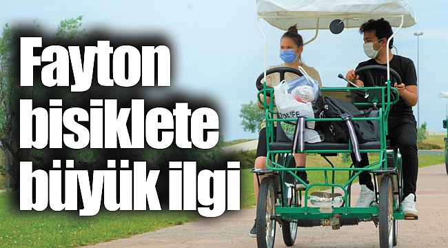 Fayton bisiklete büyük ilgi