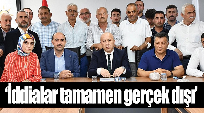 ‘İddialar tamamen gerçek dışı’