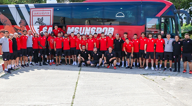 Samsunspor’a Kayseri’ye hareket etti