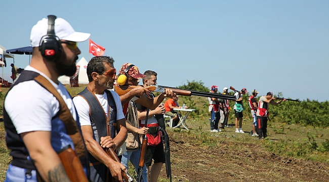 Atakum’da trap atışları nefes kesti