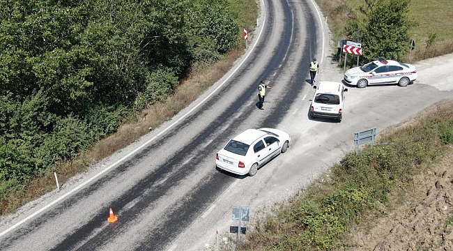 Jandarmadan drone destekli denetim