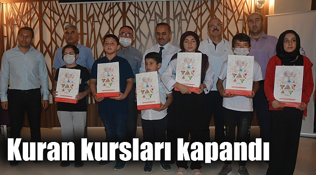 Kuran kursları kapandı