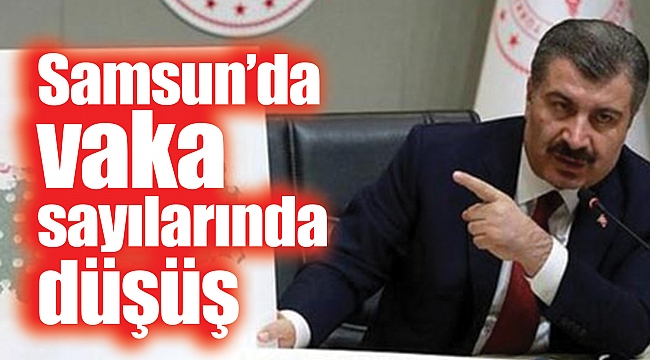 Samsun’da vaka sayılarında düşüş