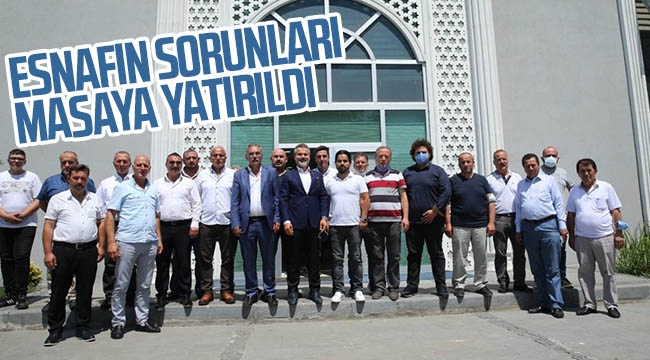 Samsun esnafının sorunları konuşuldu