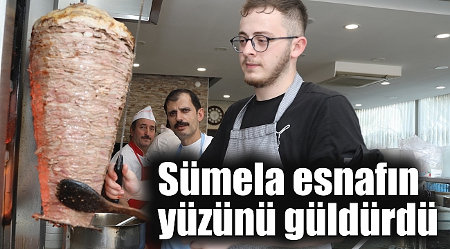 Sümela esnafın yüzünü güldürdü