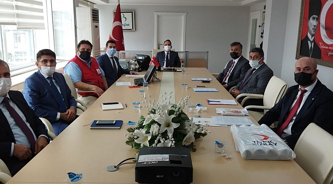 Bafra’da ‘Kan Bağışı Hedef 5555’ toplantısı