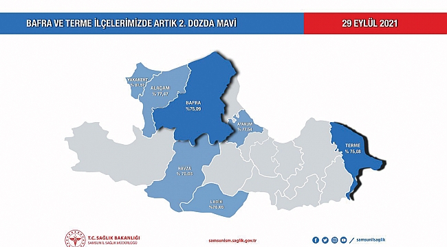 Mavi olmayan 10 ilçe kaldı