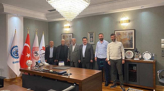 Başkan Perçin'den SAMKON'a ziyaret