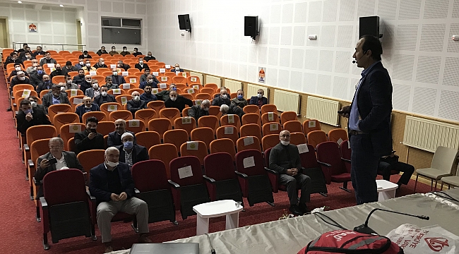 Din görevlilerine afet eğitimi verildi