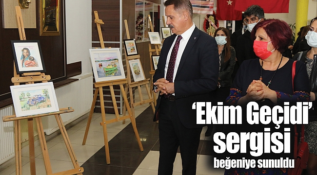 ‘Ekim Geçidi’ sergisi beğeniye sunuldu